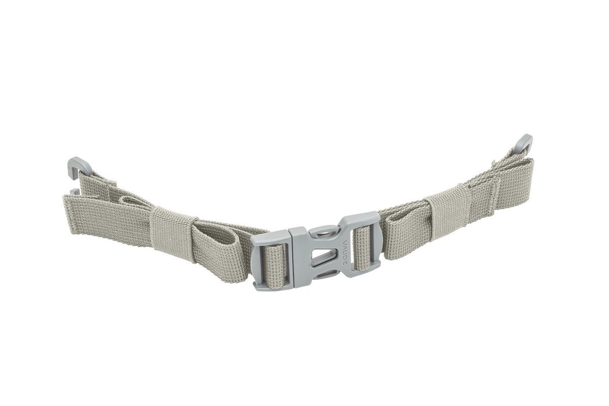 Pas biodrowy VAUDE Hip Belt 20 mm Dziecięcy szary