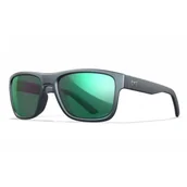 Odzież taktyczna i umundurowanie - Wiley X Okulary Taktyczne OVATION Captivate Polarized Green Mirror / Matte Graphite Frame - miniaturka - grafika 1
