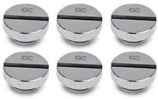 Alphacool Eiszapfen Korki uszczelniające G1/4 chrome - 6er Pack - Chłodzenie wodne - miniaturka - grafika 1