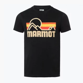 Koszulki sportowe męskie - Męski t-shirt z nadrukiem MARMOT Coastal Tee - grafika 1