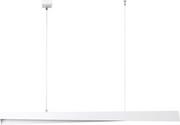 Lampy sufitowe - Sigma BISTRO 120 33071 biała oprawa wisząca nad blat do salonu sypialni LED metalowy podłużny klosz 33071 - miniaturka - grafika 1