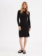 Sukienki - Noisy May Sukienka codzienna Maya 27027282 Czarny Slim Fit - miniaturka - grafika 1