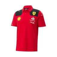 Odzież do sportów motorowych - Koszulka polo męska Team Ferrari F1 2023 - miniaturka - grafika 1