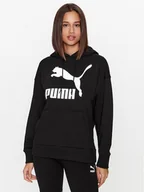 Bluzy damskie - Puma Bluza Classics Logo 530074 Czarny Regular Fit - miniaturka - grafika 1