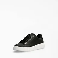 Trampki damskie - Damskie Trampki GUESS INTREST FL5INTLEA12-BLACK – Czarny - miniaturka - grafika 1