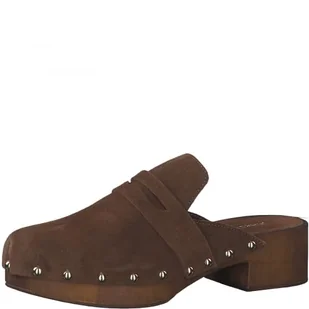 Marco Tozzi Damskie sandały 2-2-27247-28 na obcasie, koniak, 37 eu - Moda i Uroda OUTLET - miniaturka - grafika 1