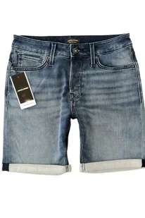 JACK & JONES BLUE DENIM SPODENKI MĘSKIE - Spodenki męskie - miniaturka - grafika 1