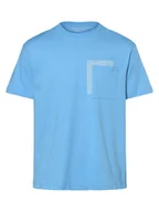 Koszulki męskie - Tom Tailor Denim - T-shirt męski, niebieski - miniaturka - grafika 1