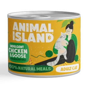 Animal Island karma mokra dla kota - kurczak i gęś 200g - Mokra karma dla kotów - miniaturka - grafika 1