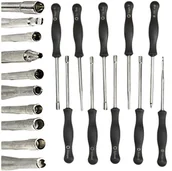 Klucze i nasadki - Klucze do regulacji gaźników wkrętaki (zestaw 10 szt) MAR-POL - miniaturka - grafika 1