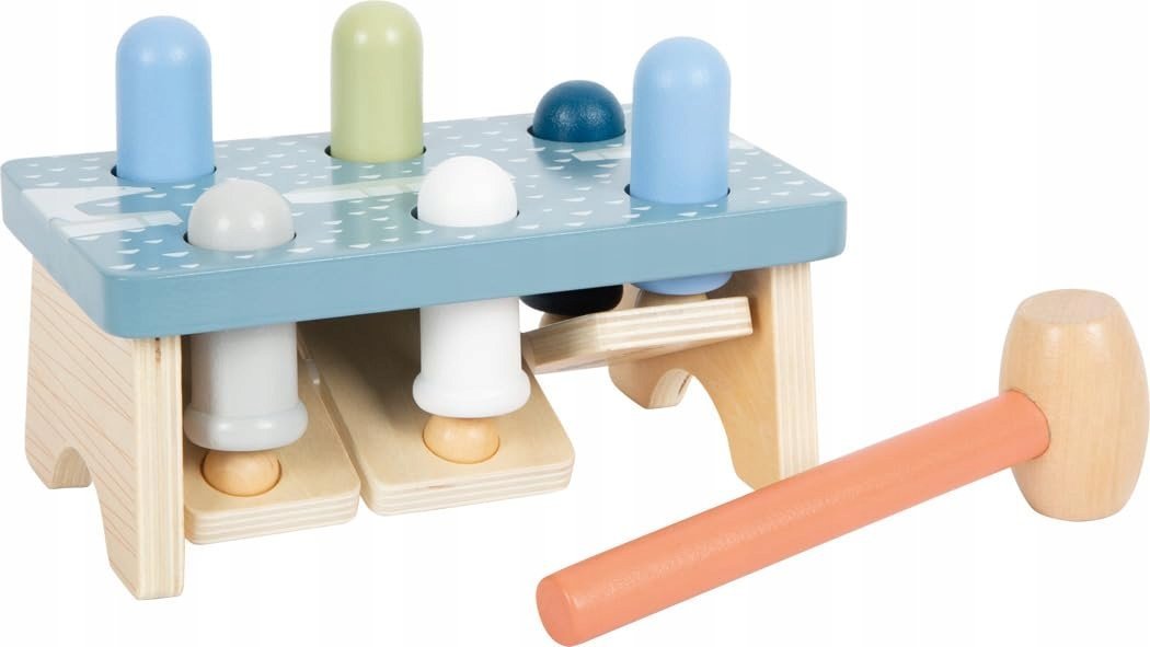 SMALL FOOT Drewniana Klopfbank Dla Dzieci Zabawka Edukacyjna