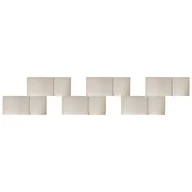 Poduszki ogrodowe - Blmeble Zestaw 6 poduszek na krzesła ogrodowe beżowoszaryTOSCANA/JAVA/AMANTEA PREMIUM - miniaturka - grafika 1