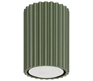 Sollux SL.1606 - Oświetlenie punktowe KARBON 1xGU10/10W/230V 10 cm zielony - Lampy sufitowe - miniaturka - grafika 1