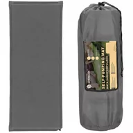 Materace turystyczne - Mata Samopompująca Materac 180 Cm Z Pokrowcem Mata Turystyczna Szara - miniaturka - grafika 1