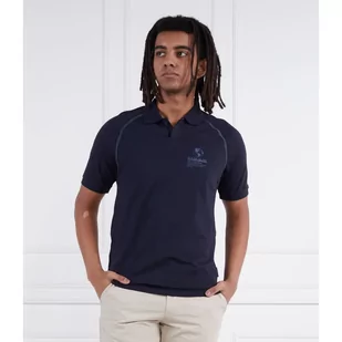 Napapijri Polo E-SANTIAGO SS BRIGHTWHITE 002 | Regular Fit - Koszule męskie - miniaturka - grafika 1