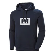 Bluzy męskie - Męska Bluza HELLY HANSEN HH BOX HOODIE 53289_598 – Granatowy - miniaturka - grafika 1