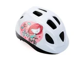 Kaski rowerowe - CASCO Infantil POLISPORT Kid Princesa blanco-ROSA - miniaturka - grafika 1