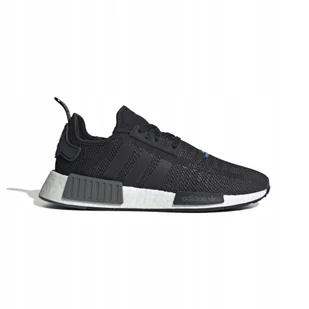 Buty Sportowe Męskie Boost Sneakersy Adidas NMD_R1 Czarne r. 44 2/3 - Sneakersy męskie - miniaturka - grafika 1