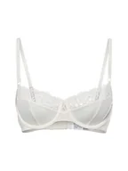 Biustonosze - Calvin Klein Biustonosz damski na fiszbinach Kobiety Sztuczne włókno biały jednolity, 70A - miniaturka - grafika 1