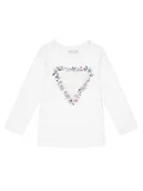 Bluzki damskie - Guess Bluzka K5BI08 J1314 Biały Regular Fit - miniaturka - grafika 1