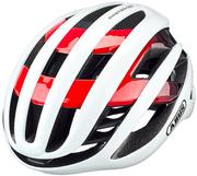 Kaski rowerowe - Abus AirBreaker Kask rowerowy, white/red M | 52-58cm 2021 Kaski szosowe 86836 - miniaturka - grafika 1