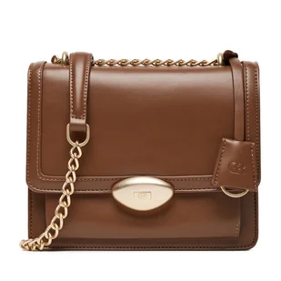 Torebka Gino Rossi CEO-PEARLA-KQ43 Brązowy - Torebki damskie - miniaturka - grafika 1