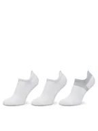 Skarpetki sportowe męskie - Under Armour Zestaw 3 par niskich skarpet unisex UA ArmourDry® Run 1386237 Biały - miniaturka - grafika 1