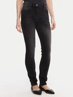 Spodnie damskie - Marella Jeansy 2523186104 Czarny Skinny Fit - miniaturka - grafika 1