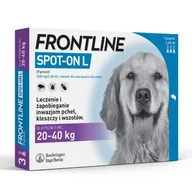 Artykuły przeciw pasożytom - Frontline Spot-on dla psów  - L: 20-40 kg (3 pipety x 2,68 ml) - miniaturka - grafika 1