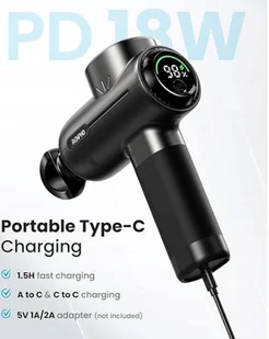 Renpho Pistolet Masażu Z Ciepłem/Zimnem, Bluetooth (1043) - Masażery Renpho Pistolet Masażu Z Ciepłem/Zimnem, Bluetooth (1043) - Masażery - miniaturka - grafika 1