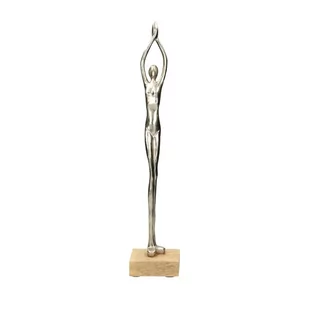 Dekoria Dekoracja Silver Woman I wys 52cm 10x10x52cm 811-312 - Dekoracje domu - miniaturka - grafika 1