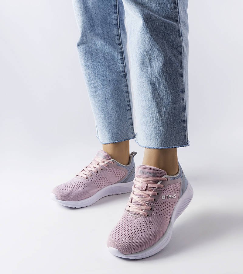 Różowe sportowe sneakersy Nairene-36