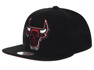 Czapka z daszkiem Mitchell & Ness NBA Big Face 7.0 Snapback Bulls HHSS6045-CBUYYPPPBLACK-Uniwersalny - Czapki damskie - miniaturka - grafika 1
