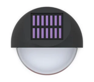 Aigostar - LED Kinkiet solarny LED/1W/1,2V czarny 2700K IP44 - Lampy ogrodowe - miniaturka - grafika 1