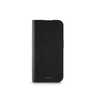 Etui i futerały do telefonów - Hama Etui na telefon Apple iPhone 15 (futerał, booklet, z klapką, zamykane, przegródki na karty, antypoślizgowe, ze sztucznej skóry, podpórka) czarne - miniaturka - grafika 1