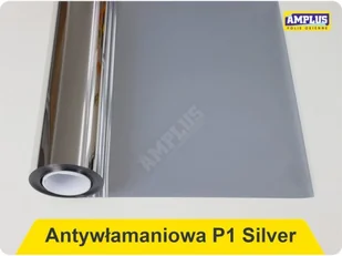 Folia antywłamaniowa okienna ochronna wewnętrzna Silver klasy P1 - Akcesoria do okien - miniaturka - grafika 1