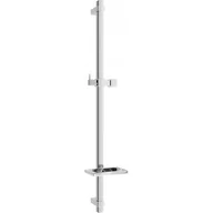 Zasłony prysznicowe - Drążek prysznicowy z mydelniczką MEXEN DQ, srebrny, 80 cm - miniaturka - grafika 1