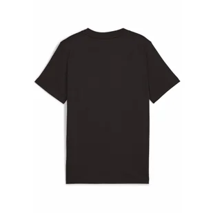 Młodzieżowa koszulka ESS z logo No. 1 PUMA Black - Odzież sportowa dziecięca - miniaturka - grafika 1