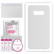 Szkła hartowane na telefon - Folia naklejka skórka strukturalna na TYŁ do Samsung Galaxy S10e -  Carbon Przezroczysty - apgo SKINS - miniaturka - grafika 1