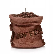 Świece - Świeca ozdobna KAWA 12 cm kolor CIEMNOBRĄZOWY - miniaturka - grafika 1