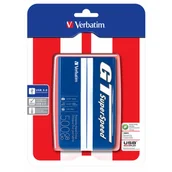 Dyski HDD - VERBATIM GT SUPERSPEED USB 3.0 2,5'' 500GB niebieski - miniaturka - grafika 1