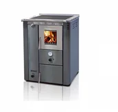 Kuchnie węglowe - Senko C-20 kuchnia c.o. na drewno, antracyt - miniaturka - grafika 1