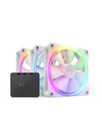 Wentylatory komputerowe - NZXT F120 RGB 3-pack & RGB Controller - White - Chłodzenie do obudowy - 120 mm - 28 dBA - miniaturka - grafika 1