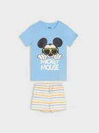 Dresy i komplety dla chłopców - Sinsay - Komplet: koszulka i szorty Myszka Miki - niebieski - miniaturka - grafika 1