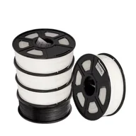 Filamenty i akcesoria do drukarek 3D - Filament ABS do drukarek 3D, średnica drutu 1,75 mm, waga 0,9 kg, ABS-1BK4WT - miniaturka - grafika 1