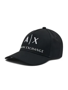 Armani Exchange Czapka z daszkiem 954039 CC513 00121 Czarny - Czapki męskie - miniaturka - grafika 1