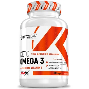 Amix KetoLean Keto Omega 3 30caps - Witaminy i minerały dla sportowców - miniaturka - grafika 1