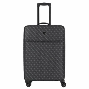 Guess Vezzola 4 kółka Walizka 65 cm dark black - Walizki - miniaturka - grafika 1