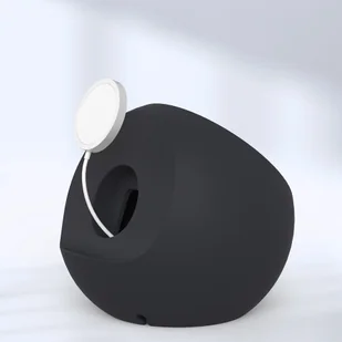 Uchwyt na ładowarkę indukcyjną MagSafe do iPhone i ładowarkę do Apple Watch podstawka stojak na telefon Choetech czarny - Uchwyty samochodowe do telefonów - miniaturka - grafika 6