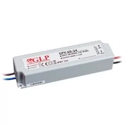 GLP ZASILACZ LED GLP 60W 24V IP67 LUX00950 - Zasilacze i transformatory - miniaturka - grafika 1